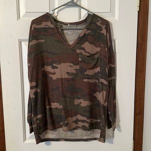 Long sleeve camo shirt